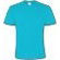 T-Shirt Col Rond Bleu Piscine
