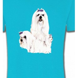 T-Shirts Races de chiens Maltais (C)