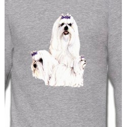 Sweatshirts Races de chiens Maltais (C)