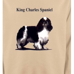 Sweatshirts Races de chiens Cavalier King Charles Noir et Blanc (C)