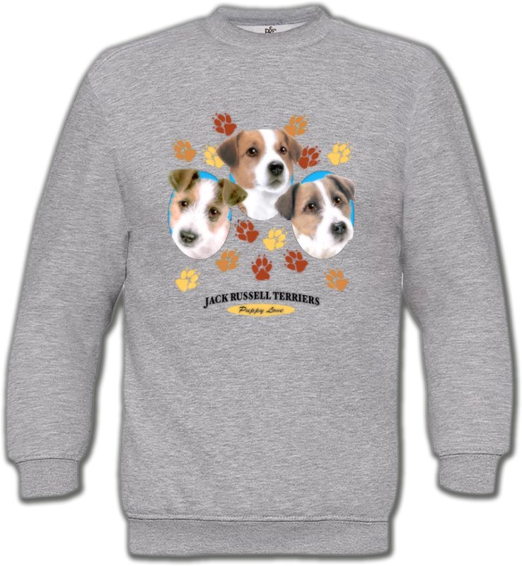 Sweatshirts Unisexe Jack Russell Terrier Jack Russell Terrier Chiots  (N)