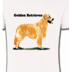 T-Shirts T-Shirts Col Rond Enfants Golden Retriever (NG)