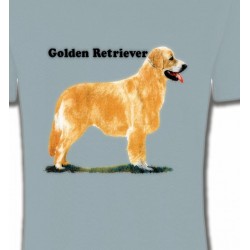 T-Shirts T-Shirts Col Rond Unisexe Golden Retriever (NG)