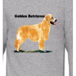 Sweatshirts Races de chiens Golden Retriever (NG)