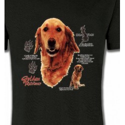 T-Shirts Races de chiens Golden Retriever (TG)