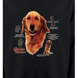 Sweatshirts Races de chiens Golden Retriever (TG)