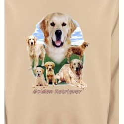 Sweatshirts Golden Retriever Golden Retriever Paysage (MG)