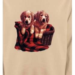 Sweatshirts Races de chiens Golden Retriever Chiots (DG)
