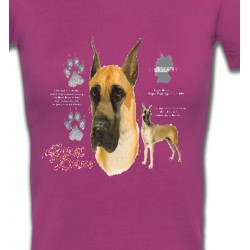 T-Shirts Races de chiens Dogue Allemand (D)