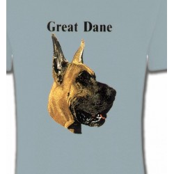 T-Shirts Dogue Allemand Tête de Dogue Allemand (E)