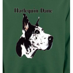 Sweatshirts Races de chiens Dogue Allemand Noir et Blanc (C)