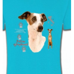 T-Shirts T-Shirts Col Rond Enfants Lévrier Italien Greyhound (J)
