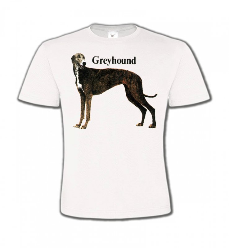 T-Shirts Col Rond Enfants Greyhound Greyhound Lévrier (H)