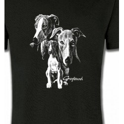 T-Shirts Greyhound Lévrier (E)