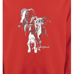 Sweatshirts Races de chiens Lévrier (E)