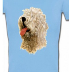 T-Shirts Races de chiens Tête de Bobtail Berger Anglais  (B)