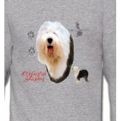 Sweatshirts Races de chiens Bobtai Berger Anglaisl (C)