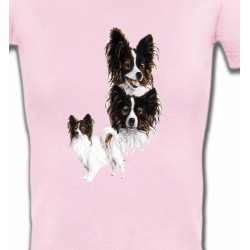 T-Shirts Races de chiens Papillon (A)