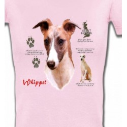 T-Shirts Races de chiens Lévrier Whippet (B)