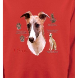 Sweatshirts Races de chiens Lévrier Whippet (B)