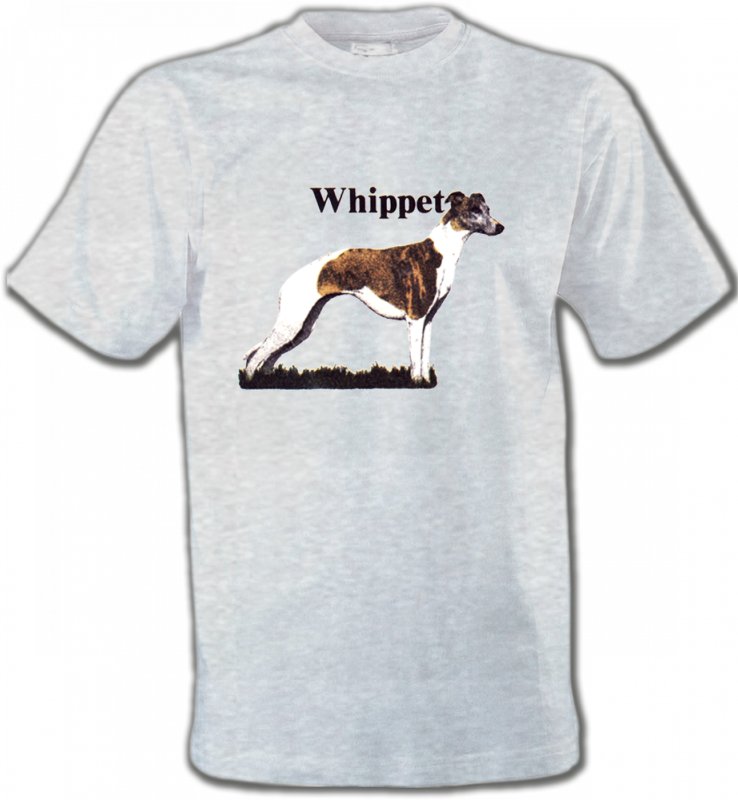 T-Shirts Col Rond Unisexe Lévrier Whippet Lévrier Whippet (M)