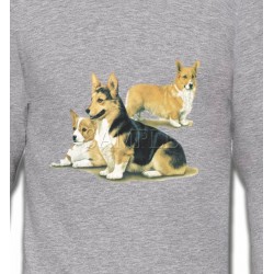 Sweatshirts Races de chiens Famille Welsh Corgi (D)