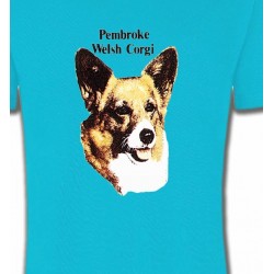 T-Shirts Races de chiens Tête de Welsh Corgi (A)