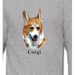 Sweatshirts Races de chiens Tête de Welsh Corgi (B)