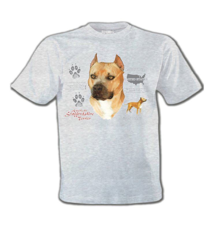 T-Shirts Col Rond Enfants Staffordshire Bull terrier Staffordshire (C)