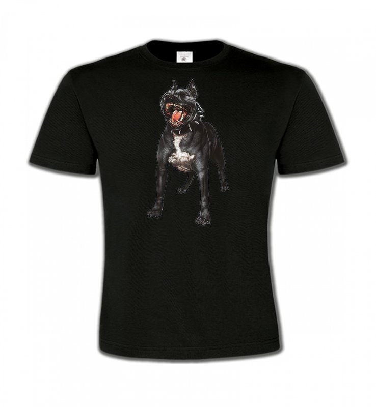 T-Shirts Col Rond Enfants Staffordshire Bull terrier Bad Staffordshire (L)
