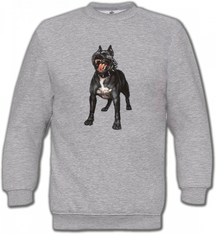 Sweatshirts Unisexe Staffordshire Bull terrier Bad Staffordshire (L)