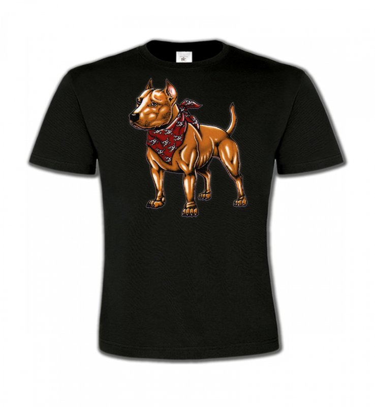 T-Shirts Col Rond Enfants Staffordshire Bull terrier Fun Staffordshire (K)