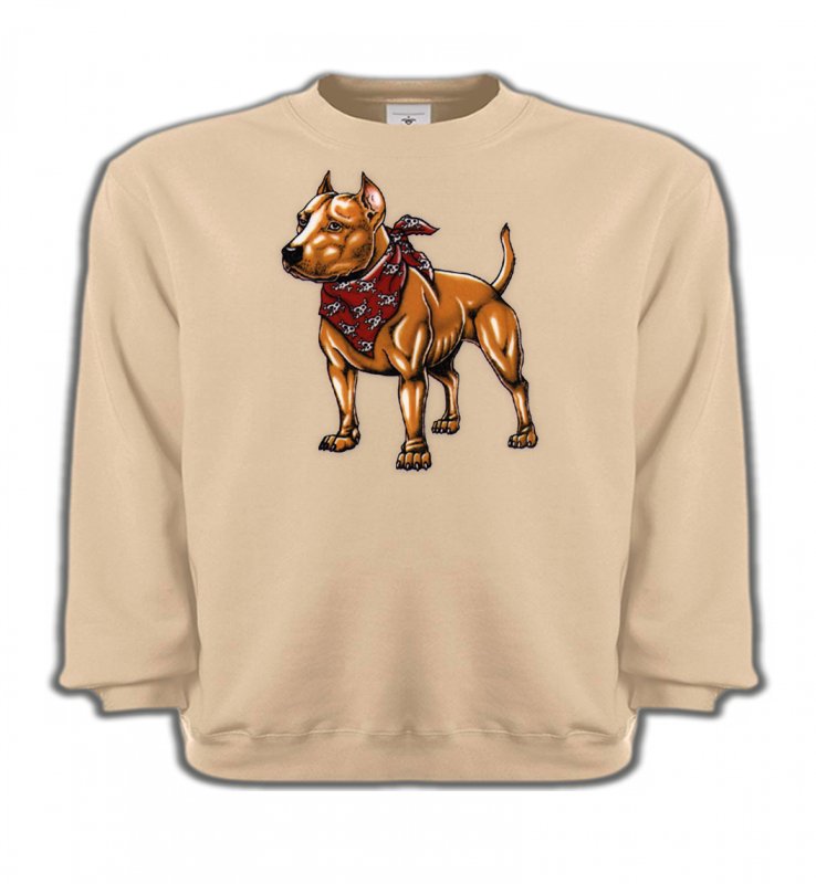 Sweatshirts Enfants Staffordshire Bull terrier Fun Staffordshire (K)