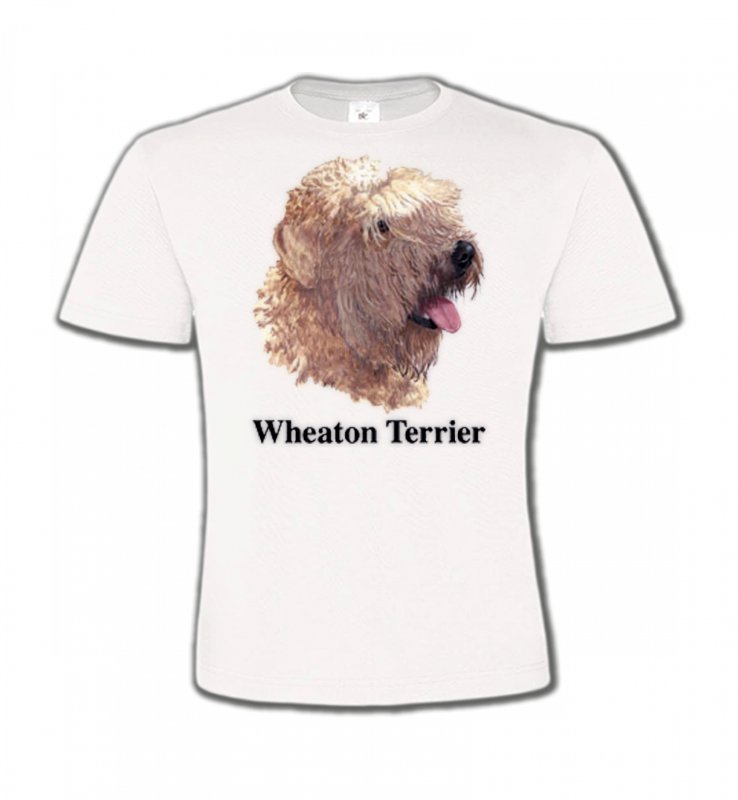 T-Shirts Col Rond Enfants Wheaten Wheaten Terrier (J)