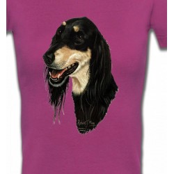 T-Shirts Races de chiens Lévrier Persan Saluki (I)