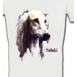 T-Shirts Races de chiens Lévrier Persan Saluki (K)