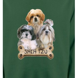 Sweatshirts Races de chiens Shih Tzu Chiots (C)