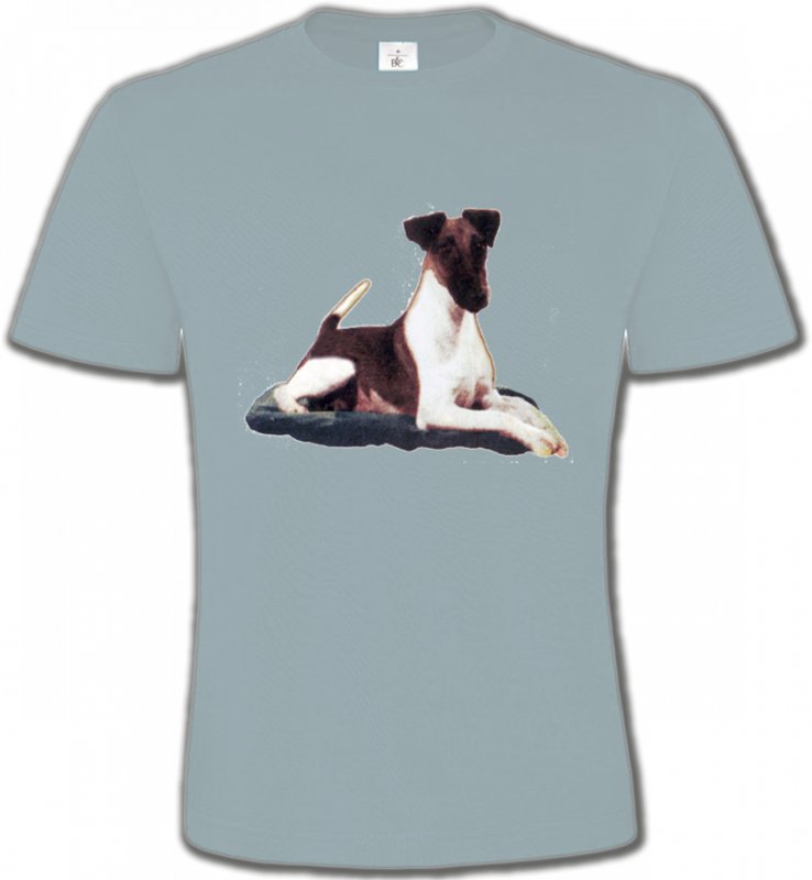 T-Shirts Col Rond Unisexe Fox Terrier Fox Terrier (K)