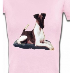 T-Shirts T-Shirts Col V Femmes Fox Terrier (K)