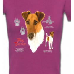 T-Shirts T-Shirts Col V Femmes Fox Terrier (E)