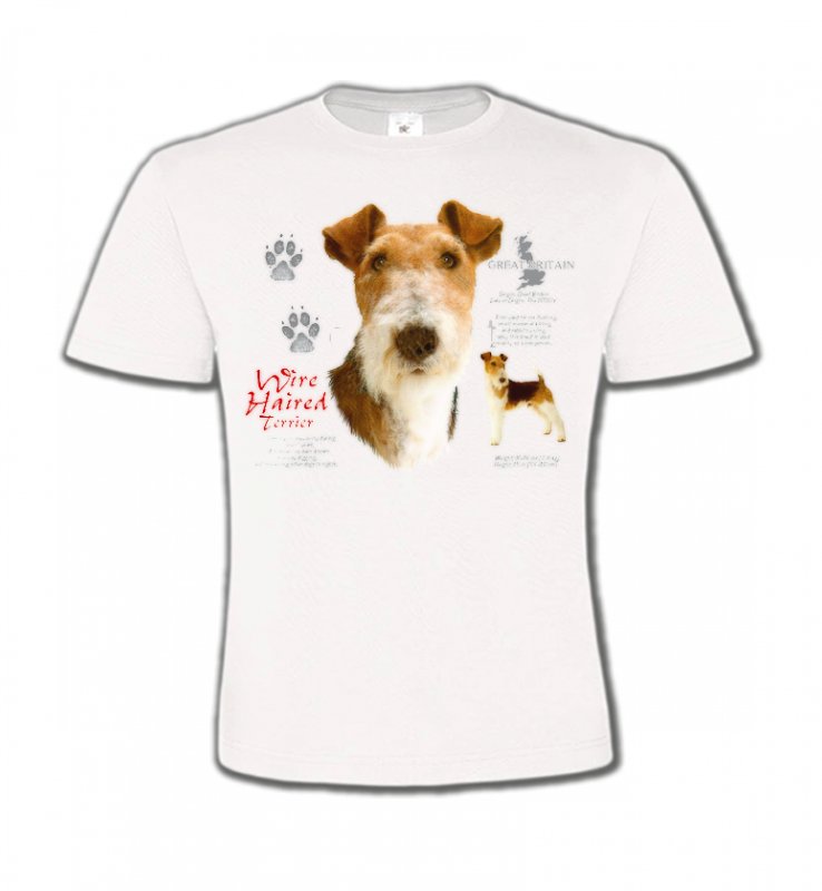 T-Shirts Col Rond Enfants Fox Terrier Fox Terrier (B)