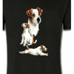 T-Shirts T-Shirts Col Rond Enfants Fox Terrier Chiot