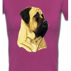 T-Shirts T-Shirts Col V Femmes Mastiff (B)