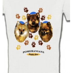 T-Shirts Races de chiens Spitz Poméranien (D)