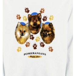Sweatshirts Races de chiens Spitz Poméranien (D)