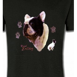 T-Shirts Races de chiens Bulldog Français (CF)