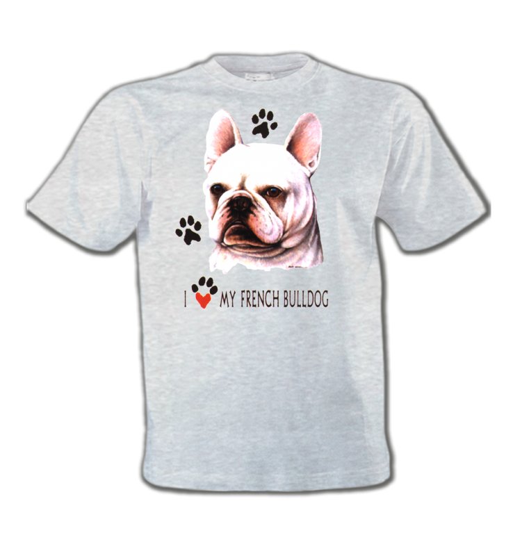 T-Shirts Col Rond Enfants Bulldog Bulldog Français (AF)