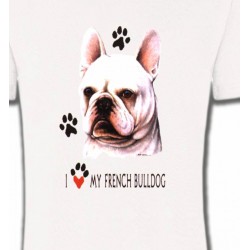 T-Shirts Races de chiens Bulldog Français (AF)