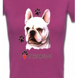 T-Shirts Races de chiens Bulldog Français (AF)