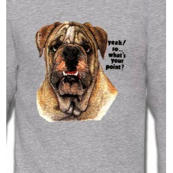 Sweatshirts Bulldog Bulldog Anglais Humour (A)